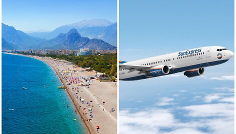 Oro bendrovė &bdquo;SunExpress&rdquo; tiesioginiais skrydžiais sujungs Vilnių ir Antaliją