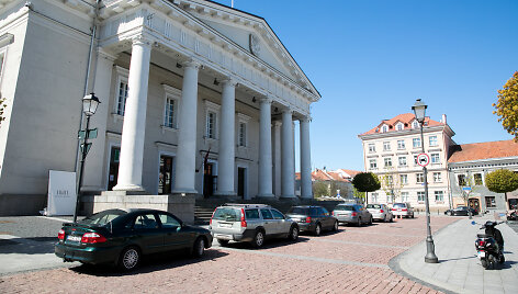 Transporto eismas Vilniaus senamiestyje