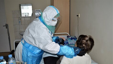 Koronaviruso ligonių gydymas LSMU Kauno ligoninėje