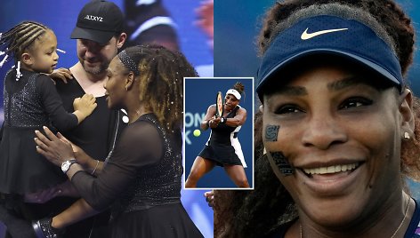 Tenisininkės karjerą baigusi S.Williams: „Jei būčiau vyras, sėkmingai ir toliau žaisčiau“