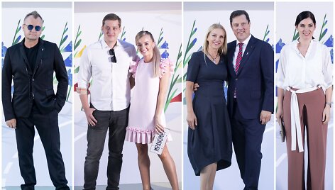 Saulius Urbanavičius-Samas, Ugnė Galadauskaitė su Mariumi Sipariu, Vytautas Juozapaitis su žmona Egle, Eglė Daugėlaitė