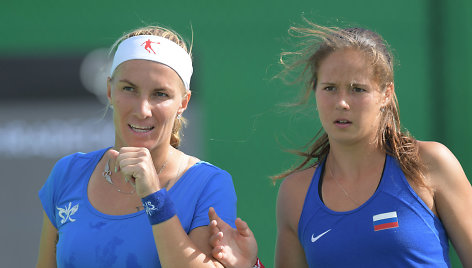 Svetlana Kuznecova ir Darija Kasatkina