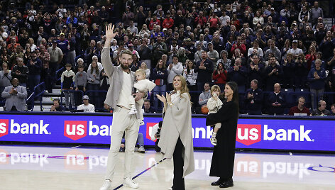 Domantas Sabonis pagerbtas Gonzagos universitete