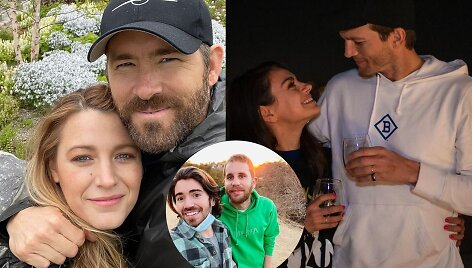 Mila Kunis ir Ashtonas Kutcheris, Blake Lively ir