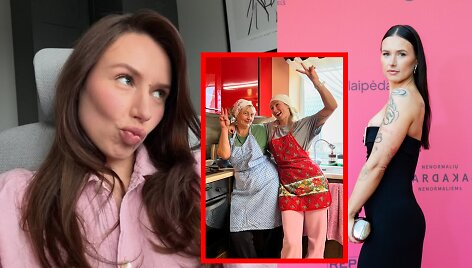 Vaida Vaserė su mama Daiva