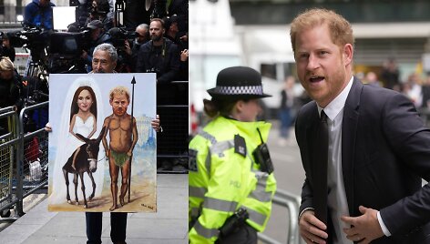 Princas Harry tapo pirmuoju per daugiau nei 100 metų Didžiosios Britanijos karali&scaron;kosios &scaron;eimos nariu, davusiu parodymus teisme