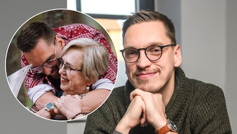 Mantas Bertulis su mama