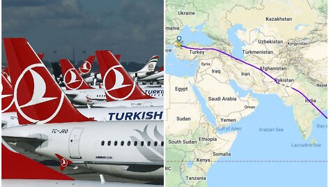&bdquo;Turkish Airlines&ldquo; skrydžiai į Balį per Irano oro erdvę