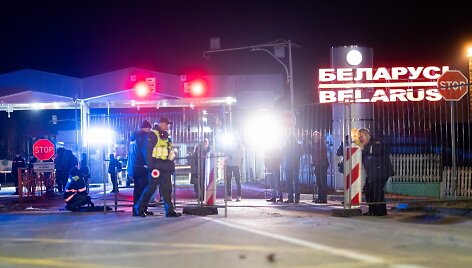 Uždarytas Lavori&scaron;kiu pasienio punktas / BNS nuotr.