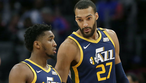 Donovanas Mitchellas ir Rudy Gobert'as