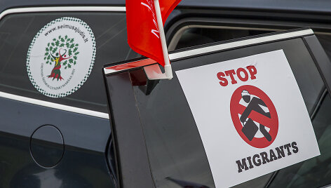 &bdquo;Lietuvos &Scaron;eimų Sąjūdžio&ldquo; akcija dėl migrantų