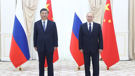 V.Putinas ir Xi Jinpingas