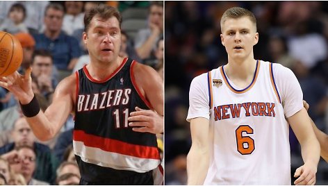 Arvydas Sabonis ir Kristapas Porzingis