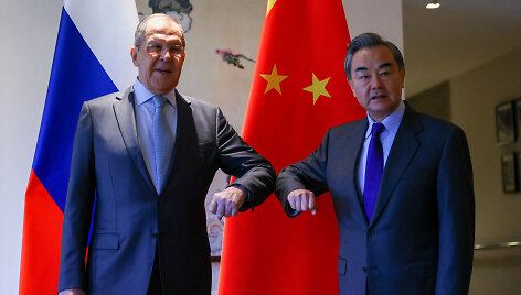 Sergejus Lavrovas ir Wang Yi