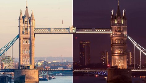 Londonas dieną ir naktį