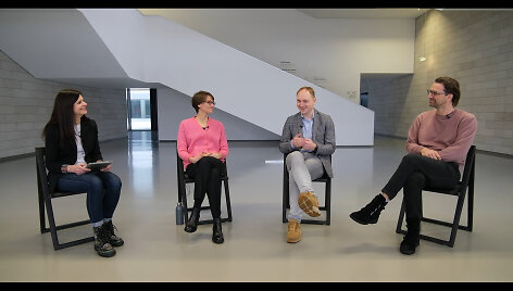 Inga Davidonienė, Simona Aginskaitė, Vilmantas Balčikonis ir Darius Blažinskas 