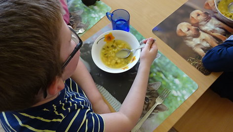 Vilainių mokyklos-darželio „Obelėlė“ maitinimas