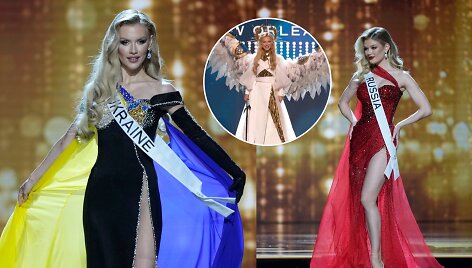 Ukrainos ir Rusijos atstovės konkurse &bdquo;Mis Visata&ldquo;
