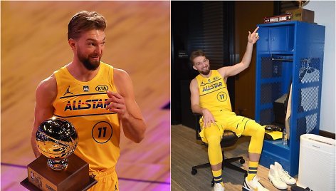 Domantas Sabonis atsakė į kalbas apie spintelę „All-Star“ renginyje