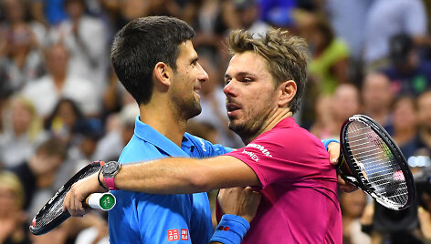 &bdquo;US Open&ldquo; finalas: Stanas Wawrinka &ndash; Novakas Džokovičius