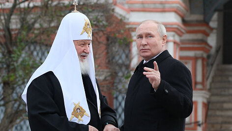 Patriarchas Kirilias ir Vladimiras Putinas