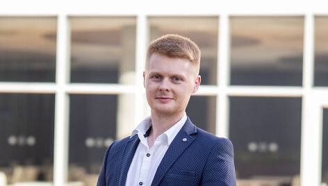 &bdquo;Baltimax&ldquo; kibernetinio saugumo inžinierius ir ESET specialistas Lukas Apynis. Asmeninio archyvo nuotr.