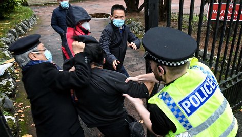 Incidentas prie Kinijos konsulato Mančesteryje