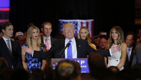 Trumpas triu&scaron;kinamai laimėjo Indianoje, Tedas Cruzas nutraukė savo kampaniją