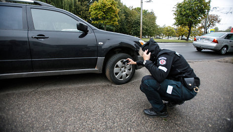 Avariją sukėlęs automobilis