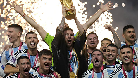 L.Messi vedama Argentina – pasaulio čempionė.