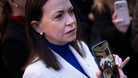  Maria Corina Machado  / BRENDAN SMIALOWSKI / AFP