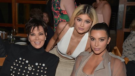 Kris Jenner, Kylie Jenner ir Kim Kardashian