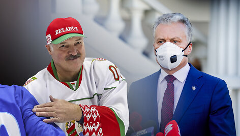 Gitanas Nausėda ir Aliaksandras Luka&scaron;enka