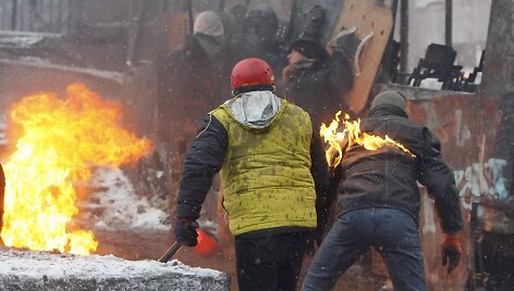 Protestuotojai Kijeve