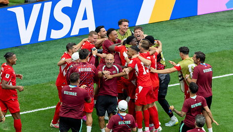 &Scaron;veicarijos futbolo rinktinės triumfas