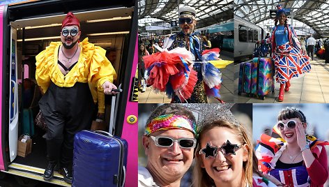 Stilingi „Eurovizijos“ gerbėjai rinkosi į pirmąjį pusfinalį Liverpulyje