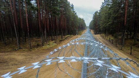 Pasienyje su Baltarusija įrengtos koncertinos ilgis vir&scaron;ijo 250 kilometrų