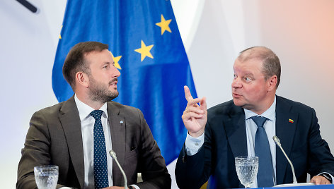 Virginijus Sinkevičius, Saulius Skvernelis