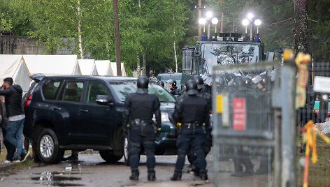 Rūdninkų poligone &ndash; migrantų mai&scaron;tas