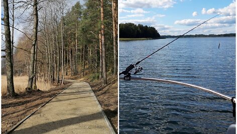 Ignalinos naujovės &ndash; takas palei ežerą ir žvejyba su gidu