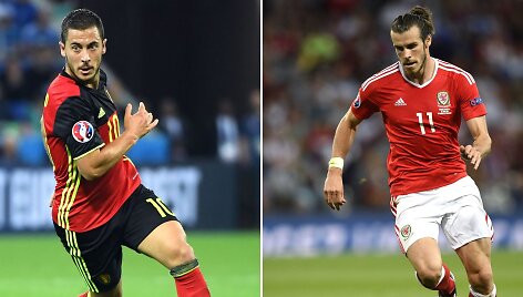 Edenas Hazardas ir Garethas Bale'as