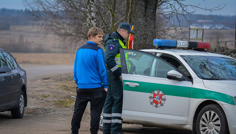 Sustabdytas vairuotojas be teisių