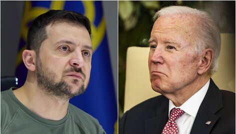 Volodymyras Zelenskis, Joe Bidenas