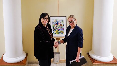 Laura Montvilaitė bei &scaron;vietimo / &Scaron;MSM nuotr.