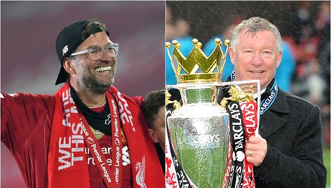 Jurgenas Kloppas ir Alexas Fergusonas