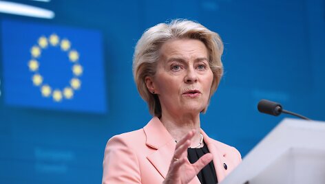 Europos Komisijos (EK) vadovė Ursula von der Leyen / Zhao Dingzhe / ZUMAPRESS.com