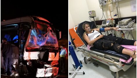 Avarija, į kurią pateko lietuviai Turkijoje