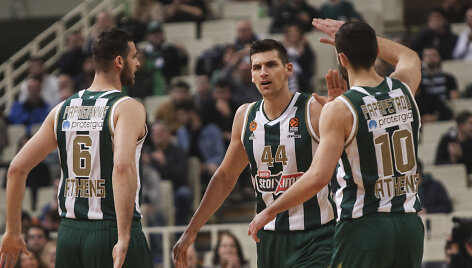 &bdquo;Panathinaikos&ldquo; krep&scaron;ininkai