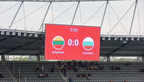 Europos futbolo čempionato atrankos rungtynės: Lietuva &ndash; Bulgarija