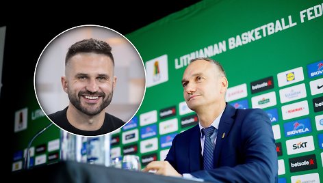 Linas Kleiza pasinėręs į Mindaugo Balčiūno kvietimo apmąstymus